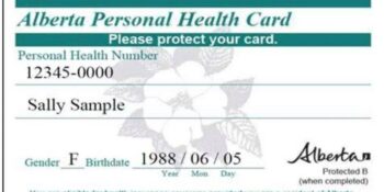 Alberta Personal Health Card - Text Message Scam